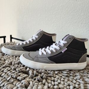 NWOB Vans Lizzie Collobration Black and Gray High-Top Sneakers Size: Womens 8